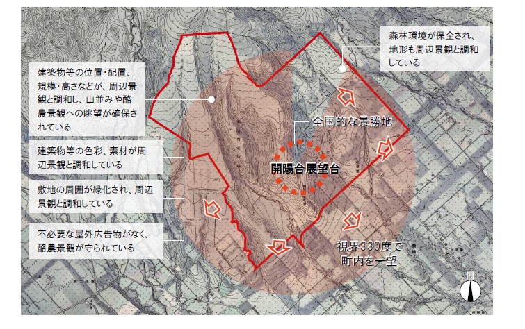 開陽台周辺区域