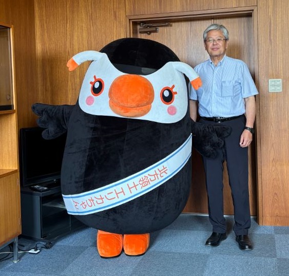 副町長とエリカちゃん