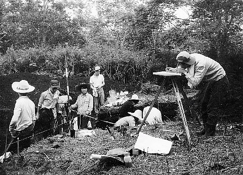 発掘の様子その1 発掘の様子その1