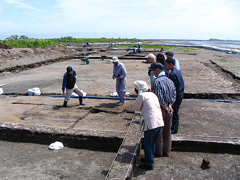 発掘現場 発掘現場