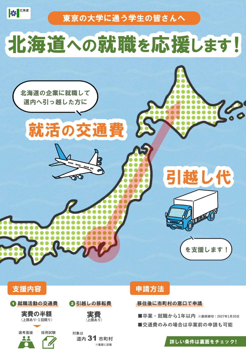 地方就職学生支援事業チラシ